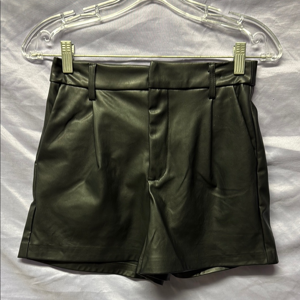 Love Tree Black High Waist Shorts with Classic Silhouette